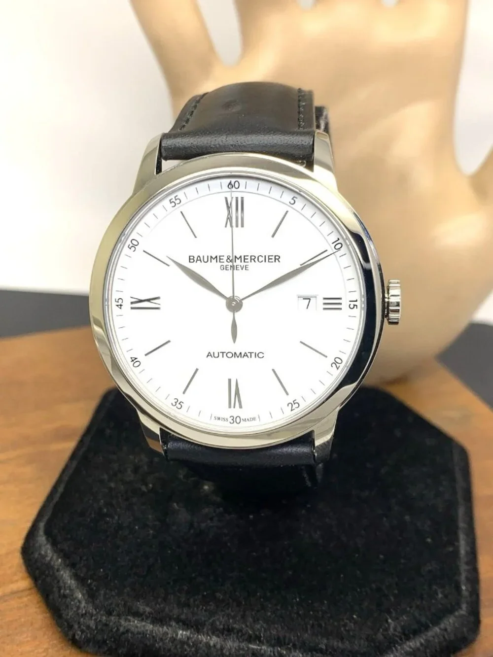 Baume & Mercier Men's Watch M0A10332 Classima Swiss Automatic White Dial 42mm